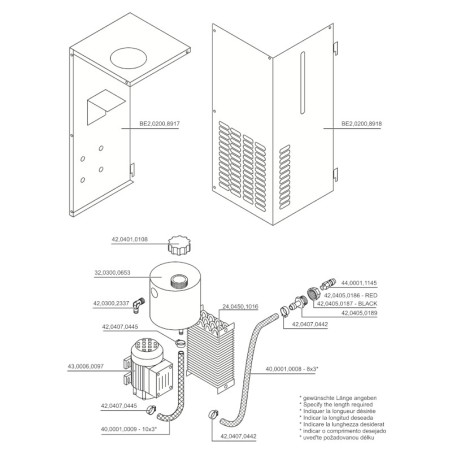 Fronius - Kühler 201X200X90 - FK 3000-R - 24,0450,1016 - für Variosynergic Fronius 179,00 € -  -  - 167,79 € - 