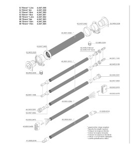 Fronius - KABEL PVC YSLYOZ 18x0.5 - für Schlauchpakete Variosynergic - 40,0003,0284 - für Variosynergic Fronius 179,00 € -  - 90