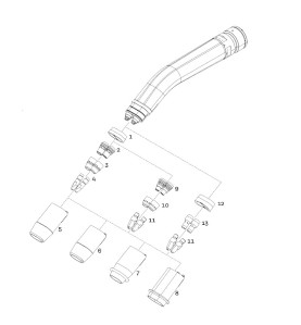 copy of Fronius - Düsenstock M11x1,0/SW10x19,5 - 42,1000,0934 - Abb. Pos.2 Fronius 15,75 € -  - 9007947566416 - 18,74 € - 