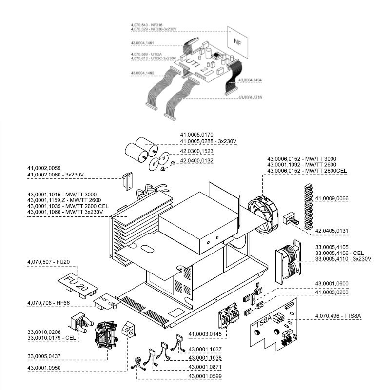 Fronius - PROTECTION CIRCUIT TP330 - TT/MW2600-3000 Fronius - PROTECTION CIRCUIT TP330 - TT/MW2600-3000