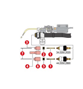 Fronius Gaslinse 1,6-4,0/ø17,5x15 - 34,0350,1991 -  - 9007946605697 - 15,67 € - 
