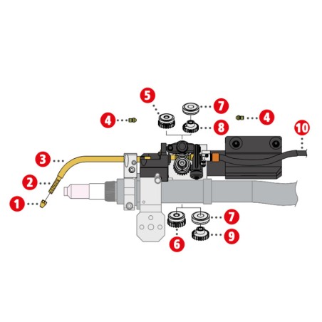 Fronius Triebrolle ø1,4 Nut