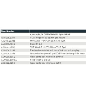 Fronius OPT/s OPT/s WeldKit /320/MP/G  - Fortis - 4,101,462,IK -  -  - 1.036,49 € - 