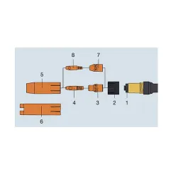 Fronius Gasdüse konisch ø11/ø22x67 (Pos. 5) (1 Stück) 42,0001,5151