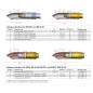 Stromdüse gebogen E-Cu M6 x 25, Ø 0,8mm/1,0mm/1,2mm, Abicor Binzel