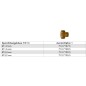Spannhülsengehäuse Gaslinse 1,0-3,2mm ABITIG® 9/20 - Ausrüst-Option 1 Spannhülsengehäuse Gaslinse 1,0-3,2mm ABITIG® 9/20 - Ausrüst-Option 1