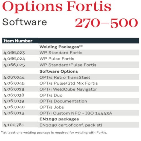 Fronius Fortis 500 /GW/Xt/nc  - ohne Schweißpaket, Nur Stromquelle