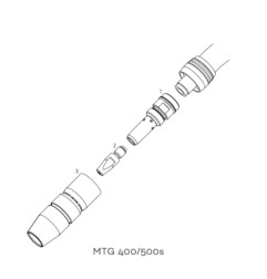 Fronius - Düsenstock M8x1,5/SW16x62,9 MS - 42,0001,1145 -  - 9007947510402 - 17,54 € - 