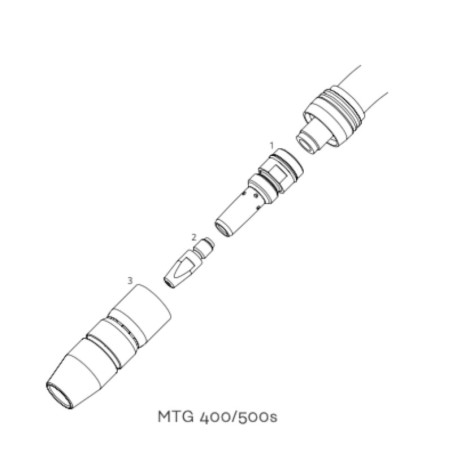 Fronius - Düsenstock M8x1,5/SW16x26,5 MS - 42,0001,2641 -  - 9007947653383 - 8,62 € - 