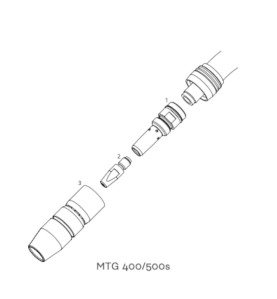 Fronius - Düsenstock M8x1,5/SW16x26,5 MS - 42,0001,2641 -  - 9007947653383 - 8,62 € - 