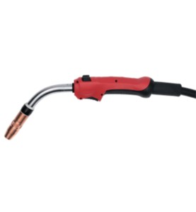 A stylish image showcasing the Fronius MIG Schweißbrenner MTG 500s /E/4,5m/55° - Fortis, featuring the product reference 4,036,559,001 by Fronius, available for 561,03 €.