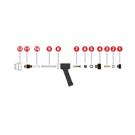 Plasmadüse ø 0,6 - 1,6 mm für Plasmabrenner PWT 500 - Fronius (1 Stück) - 42,0001,3723f -  - 9007946833984 - 22,62 € - 
