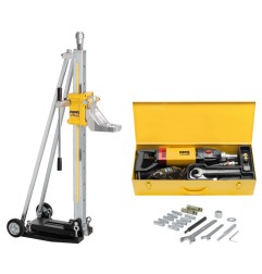 REMS Picus SR SET TITAN Elektrische Diamant-Kernbohrmaschine mit Speed-Regulation im Koffer & Bohrständer Titan - 183022 R220 - 