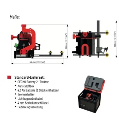 Gecko Battery 2 - Kabelloser Schweisstraktor