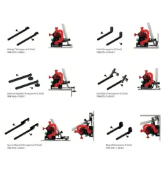 Führungsarme für Flexible Schiene PROMOTECH / Traktoren satz für 2 Arme - PRW-0752-14-00-00-0 -  -