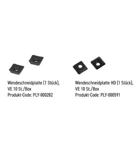 Wendeschneidplatten zum Fasen PROMOTECH / Anfasmaschine für Rohre - PLY-000282 -  -