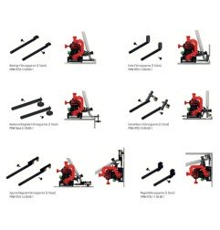 Führungsarme für Flexible Schiene PROMOTECH / Traktoren satz für 2 Arme - PRW-0752-14-00-00-0 -  -