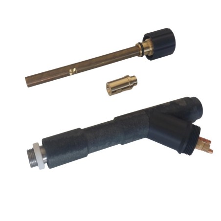 Automatik Brennerkörper mit Führungsrohr ABITIG-MT 300 W, 300 DC / 210 AC - ED 100%, 1.6–4.8 mm, flüssiggekühlt - 779.2020 779.2