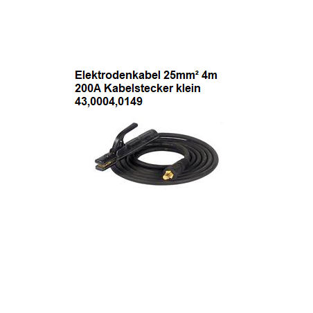 Elektrodenkabel 25mm, 35mm 4m /10m 200A / 300A / 400A Kabelstecker 9 u. 13mm