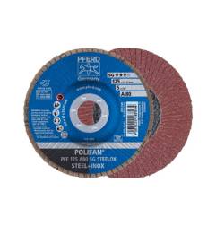 POLIFAN PFERD PFF 125 A80 SG STEELOX - 67608125 - POLIFAN PFERD PFF 125 A80 SG STEELOX Durchmesser 125 mm Korngröße 80 Bohrungs-