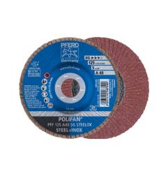 POLIFAN PFERD PFF 125 A40 SG STEELOX - 67604125 - POLIFAN PFERD PFF 125 A40 SG STEELOX Durchmesser 125 mm Korngröße 40 Bohrungs-