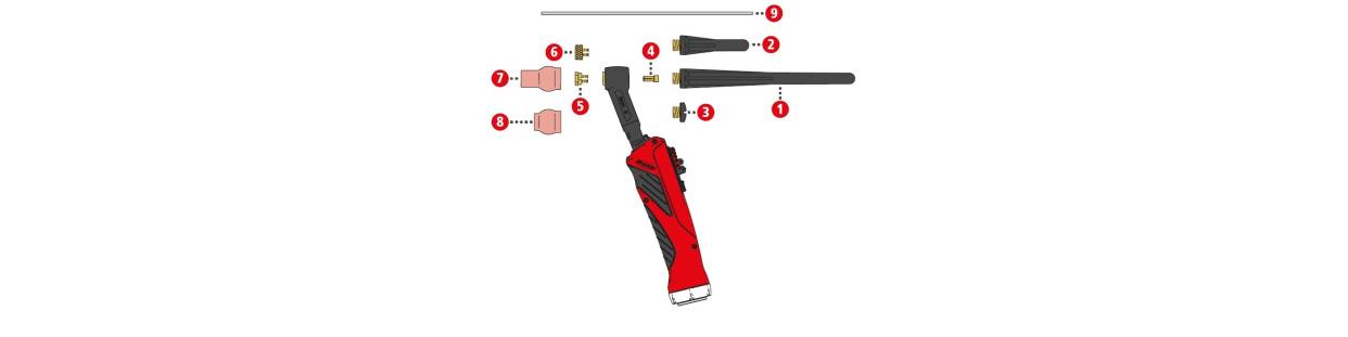 Verschleissteile für TTB 160A ML G / TTB 300A W ML (Multilock)