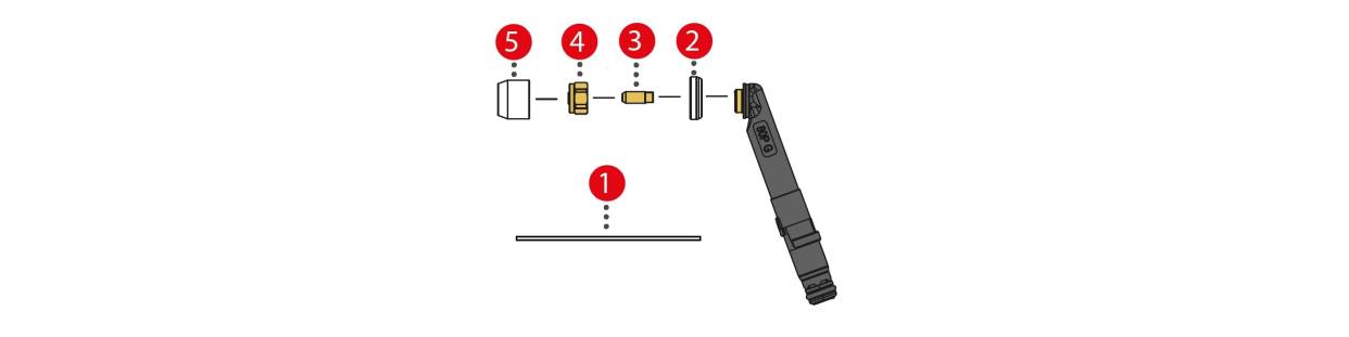 Verschleissteile für TTP80P G ML / TTW180P W ML (Multilock)