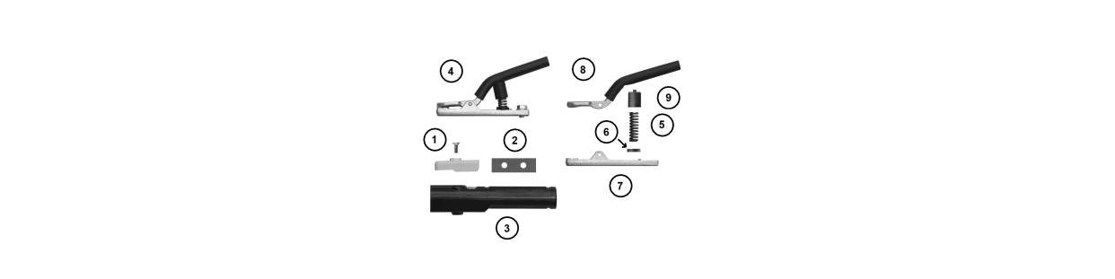 Ersatzteile Elektrodenhalter und Fugenhobel - Binzel